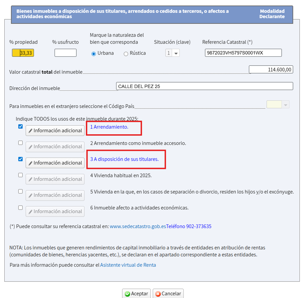 Declaración de la renta 2025